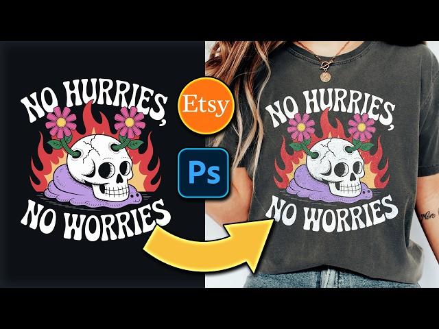 Easily BULK Create Realistic T-Shirt Mockups for ETSY