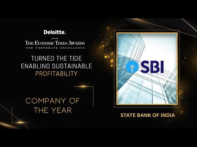 ET Awards | Company of the Year Award - SBI's Chairman, Dinesh Kumar Khara