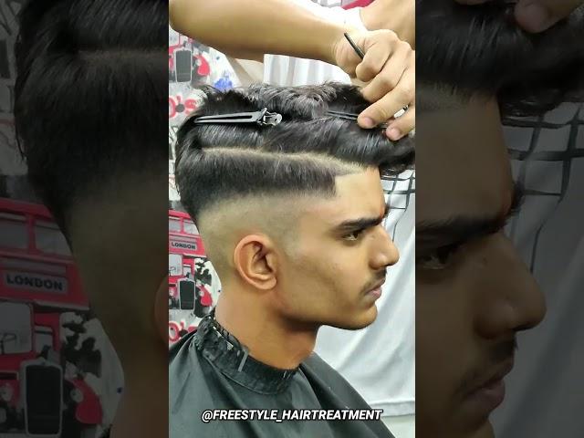 Crazy Perfect High Taper One sided Quiff Hair Cut