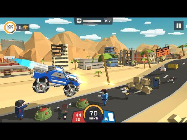 Zombie Derby: Pixel Survival - Android Gameplay [HD]