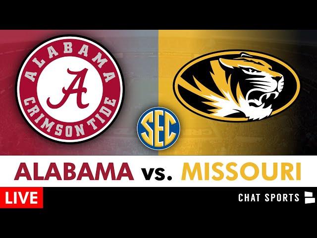 Alabama vs. Missouri Live Streaming Scoreboard, Play-By-Play, Highlights | 2024 CFB Week 9