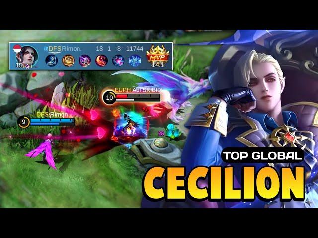 Cecilion Best Build 2024 [ Cecilion Gameplay Top Global ] Mobile Legends