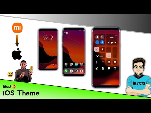 #top best iOS theme for miui 12 13setup like ios like a proxiao mi homescreen theme setup in 2022