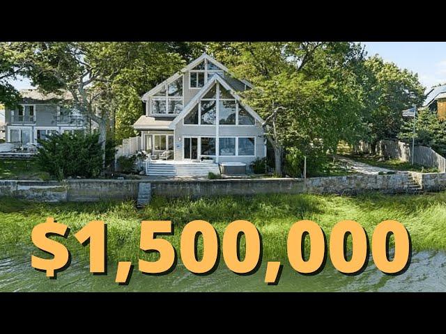 Tour a $1,500,000 Waterfront Luxury Home in Norwalk, CT