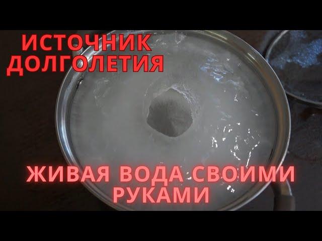 Талая вода в домашних условиях - аналог воды из горных источников. Домашний источник здоровья.