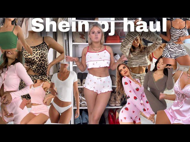 Shein pyjama haul | try on