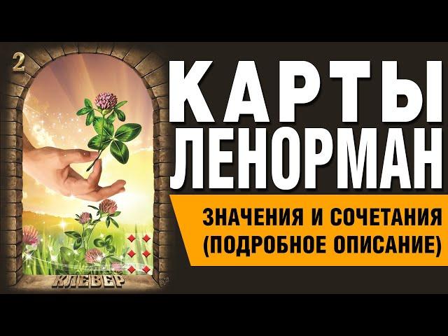 Карты Ленорман. Карта Клевер (02). Значения и сочетания карт.