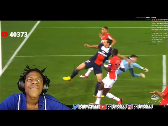 SPEED Reacts To Ibrahimovic Football Highlights #ishowspeed