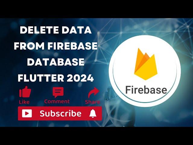 How to Delete Data From Firebase Database Flutter | How to Use Firebase in Flutter for CRUD 2024