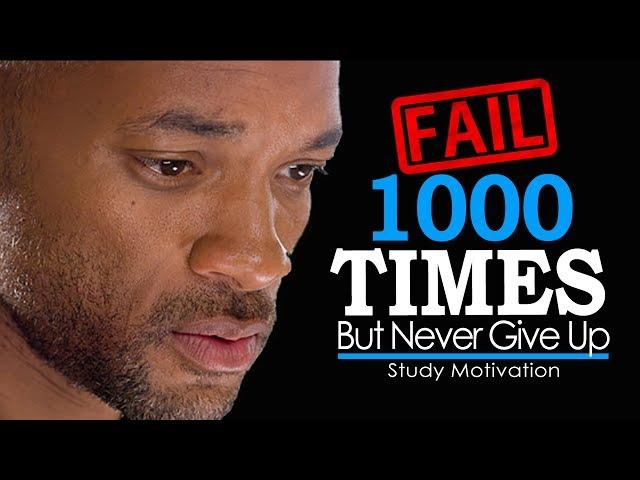 FAIL YOUR WAY TO SUCCESS - Motivational Video on Never Giving Up