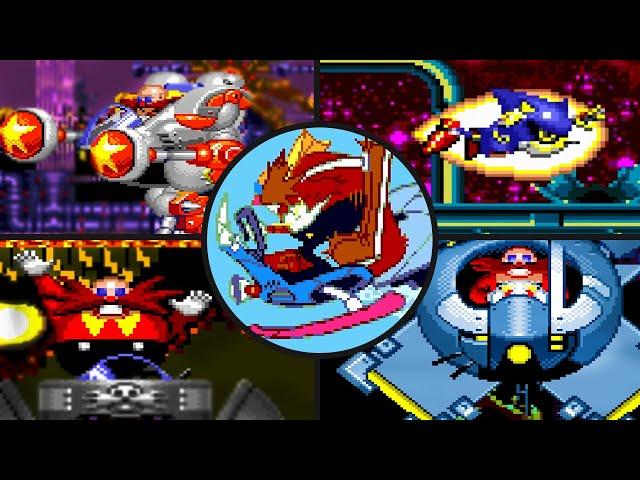 Sonic CD - All Bosses