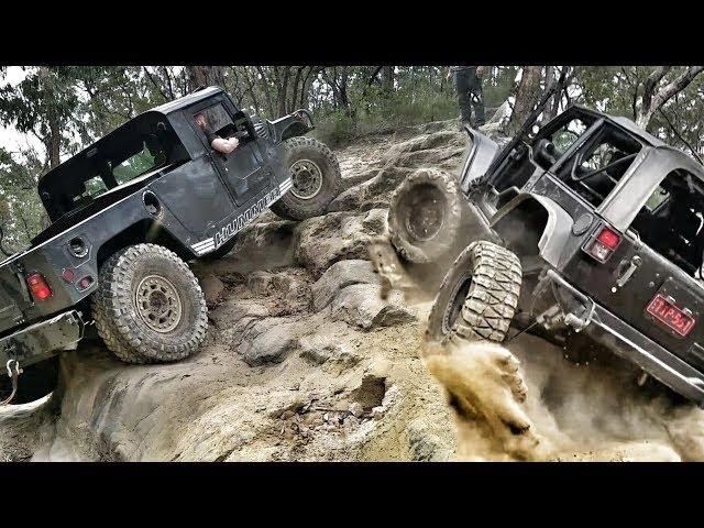 American 4x4 Trucks in Oz - Hummer vs Jeep - Nitto Challenge