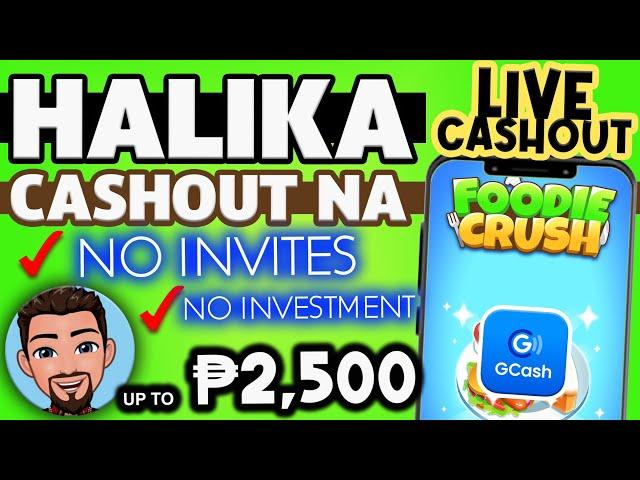 NEW LEGIT PAYING APP.   CASHOUT NA!.. NO INVITES NO INVESTMENT.. LIVE PAYOUT.. FOODIE CRUSH APP