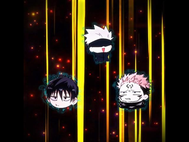 『 JJK GOATEDTRIO 』 #shorts #anime #jjk #gojo #sukuna #toji #trio