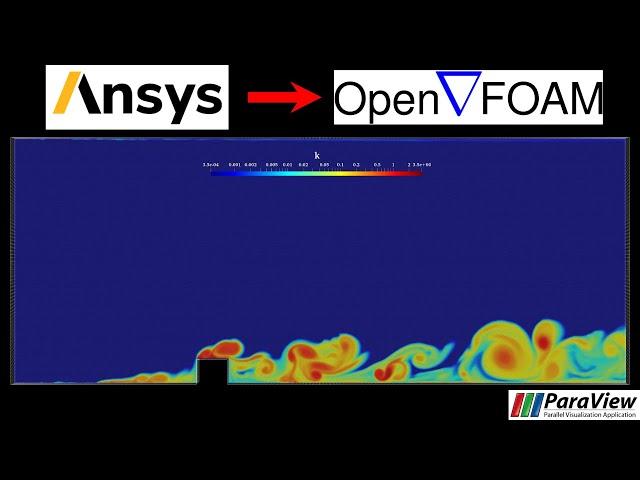 Complete OpenFOAM tutorial - from geometry creation to postprocessing