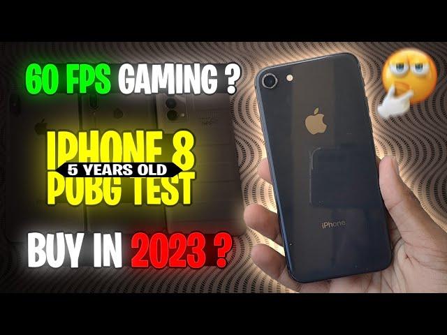 Apple Iphone 8 Pubg Test in 2023 | 5 Years OLD  | 60 FPS Gaming | Hotdrop & Heating & Battery Test