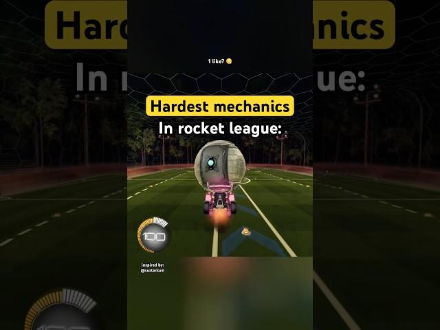 Hardest mechanics in rocket league ‍(idea: ​⁠​⁠​⁠​⁠​⁠@SusTanium) #rocketleague#rl#clips#gaming