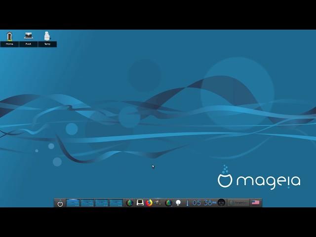 Mageia 7.1 running on ultralight Enlightenment desktop; post update walkthrough.