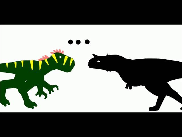 MegaTyrannus meets carnotaurus and t rex productions