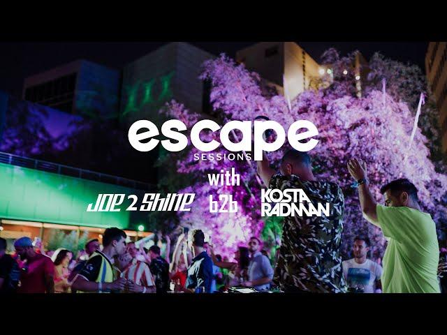 JOE2SHINE B2B KOSTA RADMAN @ CITY PLAZA , Zagreb for ESCAPE SESSIONS