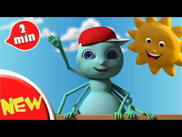 Incy Wincy Spider Nursery Rhyme  ~ Banana Cartoon 3D Nursery Rhymes [HD]