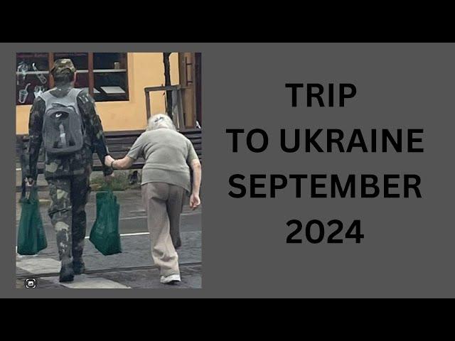 TRIP TO UKRAINE SEPT 2024 (LVIV) IVANO FRANKIVSK (TISMENITSIA)