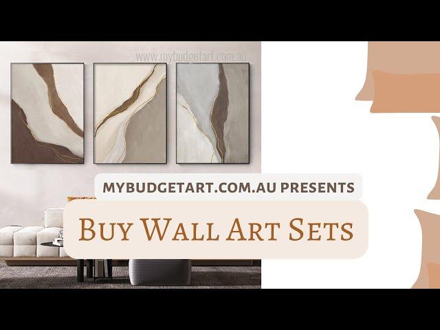 Buy Wall Art Sets | Home Decor Wall Art | Canvas Prints | Mybudgetart.com.au