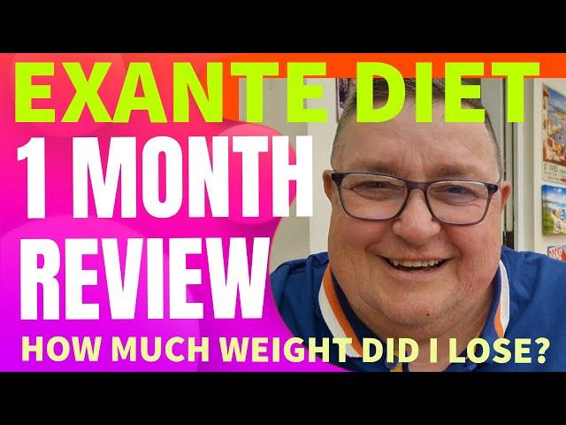 EXANTE DIET ONE MONTH REVIEW