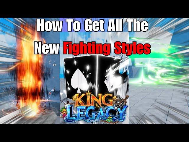 Here Is How To Get All The New Fighting Styles For Update 8 (King Legacy)