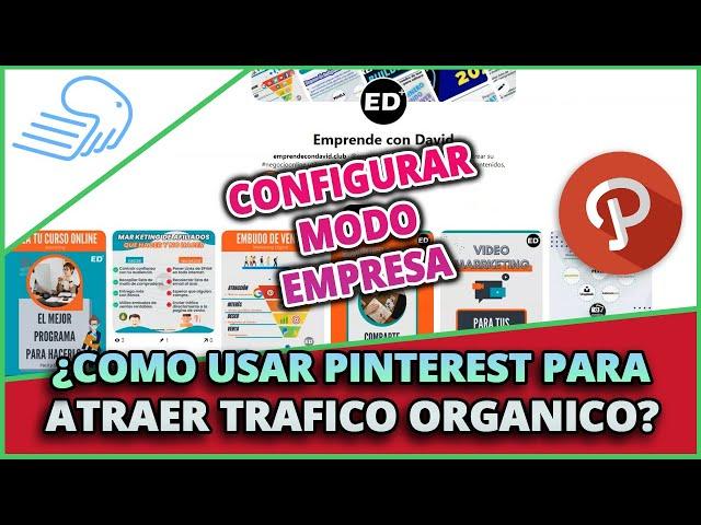 ️COMO  usar PINTEREST  para ATRAER TRAFICO ORGANICO a tu blog o PAGINA WEB