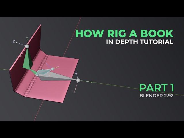 Book Rig - In depth (Book Cover) [Part 1] Blender 2.92