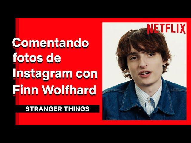 FINN WOLFHARD comentando fotos del CAST de STRANGER THINGS | Netflix España