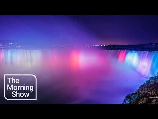 Niagara Falls transforms into magical light festival for holidays