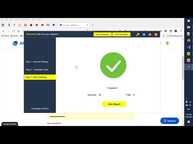 Numverify Bulk Phones Validator Demo Video