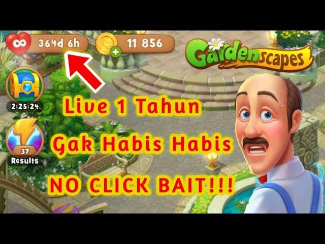 How To Get Unlimited Lives For 1 Year Gardenscapes Cheat || Cara Dapatin Live Unlimited 1 Tahun!!