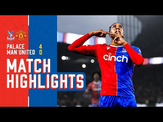 OLISE MAGIC 🪄 sinks MAN UNITED ‍ | Premier League Highlights: Crystal Palace 4-0 Manchester United