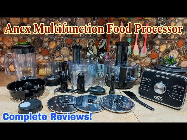 Looking For Best Kitchen Item,How To Use Anex Multifunction Food Processor & Review In Detail