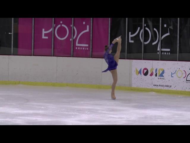 8 Weronika JAKUBOWSKA FS Solistki Junior X Zawody Mikołajkowe 2016