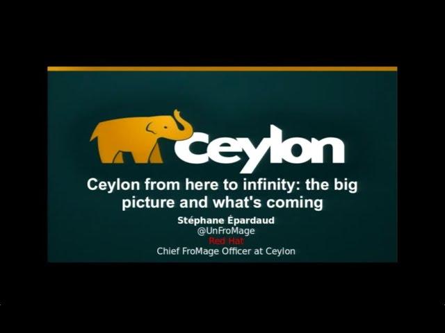 JBoss@JavaOne 2014: Ceylon's fast-growing ecosystem - Stephane Epardaud