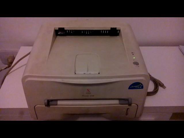 Xerox Phaser 3130 - Prueba de funcionamiento