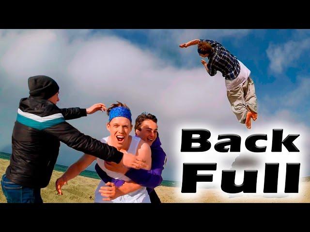 How to learn Back Flip 360 in one training (Back Full Tutorial)