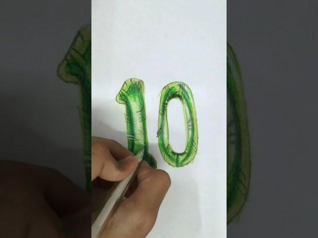 FOIL BALLOON  DRAWING TUTORIAL