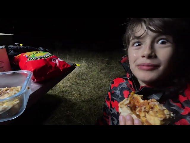 nz adventure VLOG #302 father and son SNOW CAMPING rainstorm and the dogs josh james and sonny Jim