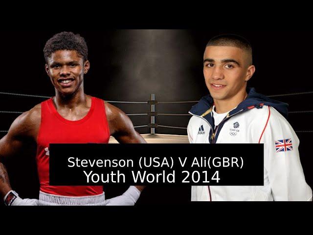 Shakur Stevenson(USA) V Muhammad Ali(GBR) World Youth Semis 2014