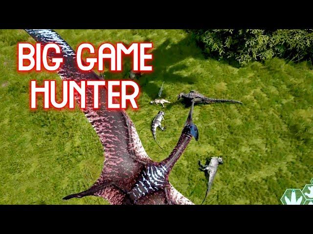 Ptera hunts down gigantic Carnotaurus - The Isle Evrima. Pteranodon gameplay