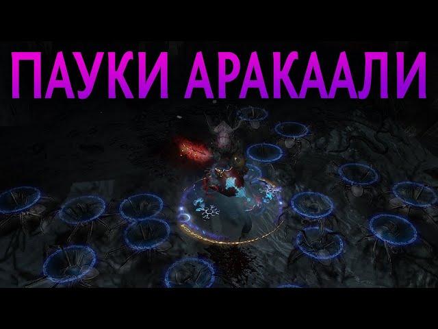 【Path of Exile 3.18】Оккультист Пауки Аракаали - Гайд на Ведьму лиги Возмездие - 30 Волн Симулякра