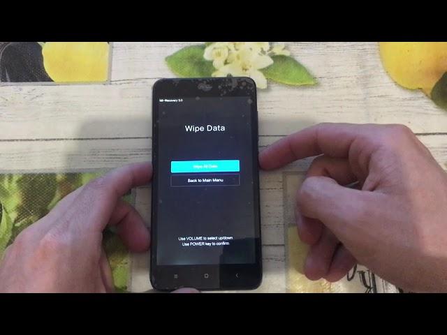 Xiaomi Redmi 4A полный сброс | Xiaomi Redmi 4A hard reset