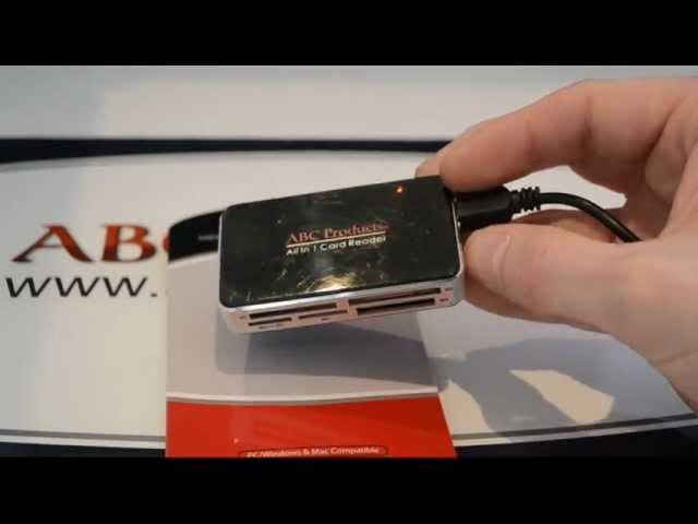 ABC Products - All in one memory card reader (Excludes Smart Media)