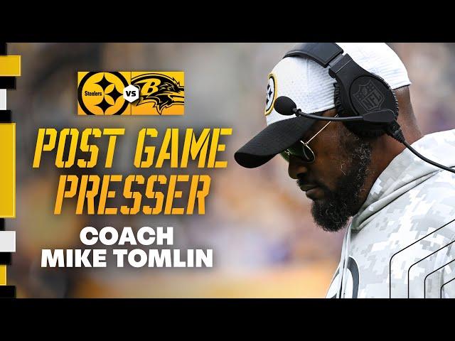 Coach Mike Tomlin Postgame Press Conference (Week 11 vs Ravens) | Pittsburgh Steelers