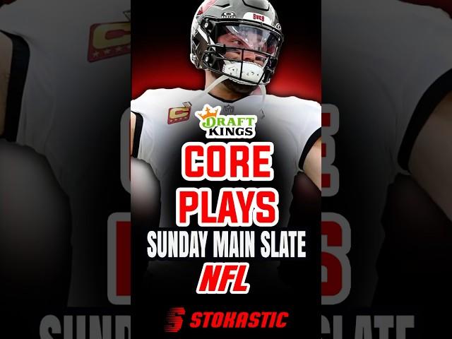 Draftkings NFL DFS Core Plays Sunday Main Slate, 9/15/24 | NFL DFS Picks Week 2